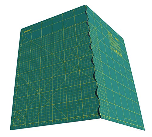 Olfa Schneidematte : Faltbare: A2, Vinyl, Grün, 31x44x1 cm von Olfa