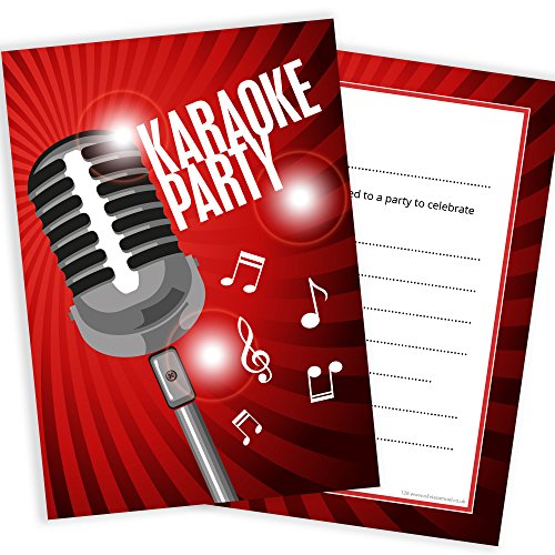 Olivia Samuel 20 x Karaoke Partyeinladungen von Ready to Write mit Umschlägen Olivia Samuel 20 x Karaoke Partyeinladungen von Ready to Write mit Umschlägen von Olivia Samuel