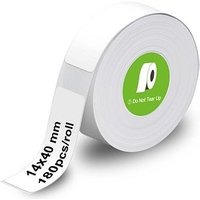 OLYMPIA Etikettenrolle für Etikettendrucker weiß, 14,0 x 40,0 mm, 1 x 180 Etiketten von Olympia