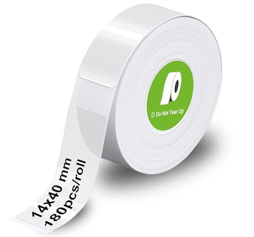 Olympia Etiketten Etikettenrolle Transparent | Etiketten für Etikettendrucker | Etikettenband 14x40mm | Label für P22 Drucker | Labeldrucker Etiketten | Unbeschichtet | 180 Stück pro Rolle Olympia Etiketten Etikettenrolle Transparent | Etiketten für Etikettendrucker | Etikettenband 14x40mm | Label für P22 Drucker | Labeldrucker Etiketten | Unbeschichtet | 180 Stück pro Rolle von Olympia