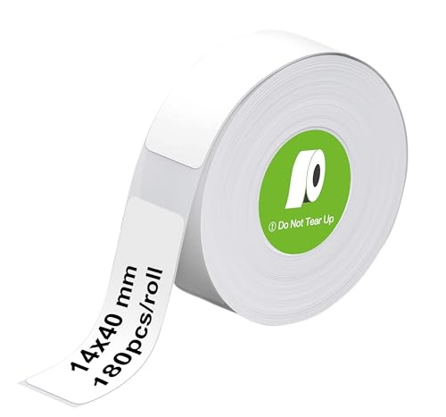Olympia Etiketten Etikettenrolle Weiß | Etiketten für Etikettendrucker | Etikettenband 14x40mm | Label für P22 Drucker | Labeldrucker Etiketten | Unbeschichtet | 180 Stück pro Rolle Olympia Etiketten Etikettenrolle Weiß | Etiketten für Etikettendrucker | Etikettenband 14x40mm | Label für P22 Drucker | Labeldrucker Etiketten | Unbeschichtet | 180 Stück pro Rolle von Olympia