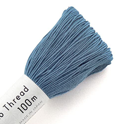 Olympus Sashiko-Garn, großer Knäuel, 100 % Baumwolle, 118 Blau von Olympus Thread