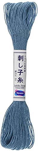 Olympus OS-9 Sashiko Thread 20m skein Denim Faden, Baumwolle, 20 Meter von Olympus