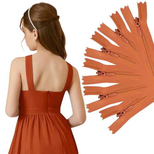 Omeblos 6 Reißverschlüsse zum Nähen, unsichtbarer Reißverschluss, für Nähzubehör und in Taschen, Taschen, Röcken, Kleidern und Handwerk, Schneiderarbeiten, Kissen, Kleidung, Hosen, 40 cm Omeblos 6 Reißverschlüsse zum Nähen, unsichtbarer Reißverschluss, für Nähzubehör und in Taschen, Taschen, Röcken, Kleidern und Handwerk, Schneiderarbeiten, Kissen, Kleidung, Hosen, 40 cm von Omeblos