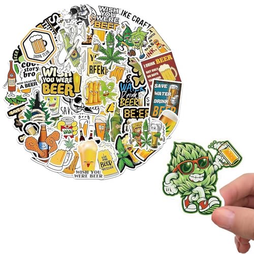 Omeblos Lustige Bier-Graffiti-Aufkleber, lustige Bier-Cartoon-Aufkleber für Erwachsene, Vinyl-Aufkleber für Laptop, Skateboard, Wasserflasche, Gitarre, Reisen, Geschenk, Auto, Gepäck, Tasse, Telefon Omeblos Lustige Bier-Graffiti-Aufkleber, lustige Bier-Cartoon-Aufkleber für Erwachsene, Vinyl-Aufkleber für Laptop, Skateboard, Wasserflasche, Gitarre, Reisen, Geschenk, Auto, Gepäck, Tasse, Telefon von Omeblos