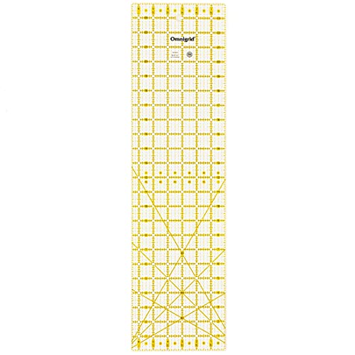 Omnigrid R6524 Omni-Gitter-Lineal, 16,5 x 61 cm, Acryl, durchsichtig, 6-½" x 24" Omnigrid R6524 Omni-Gitter-Lineal, 16,5 x 61 cm, Acryl, durchsichtig, 6-½" x 24" von Omnigrid