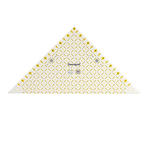 Omnigrid Right Triangle for 1/2 sq. Quilt-Lineal, Kunststoff, Mehrfarbig, 20,3 cm Omnigrid Right Triangle for 1/2 sq. Quilt-Lineal, Kunststoff, Mehrfarbig, 20,3 cm von Omnigrid