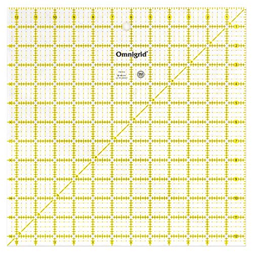Omnigrid x 12-1/2" Ruler Quilt-Lineale, farblos, 12-½" von Omnigrid