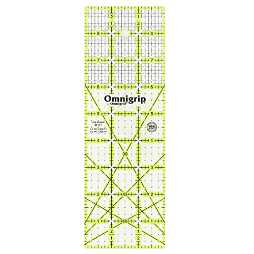 Omnigrip Quilter-Lineal, rutschfest Rechteck 3" x 9" Omnigrip Quilter-Lineal, rutschfest Rechteck 3" x 9" von Omnigrid