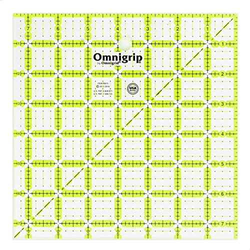 Omnigrip Quilter-Lineal, rutschfest quadratisch 7-½" x 7-½" grün Omnigrip Quilter-Lineal, rutschfest quadratisch 7-½" x 7-½" grün von Omnigrid