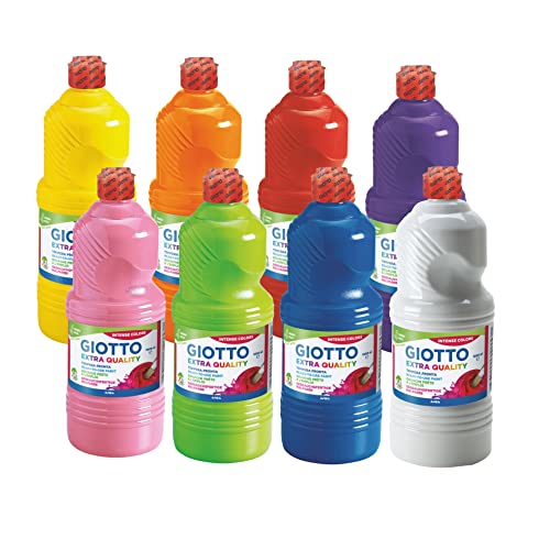 Omyacolor Gouache 1 Liter, 8 Farben von GIOTTO