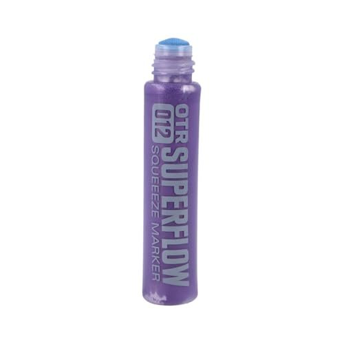 On The Run OTR 012-S - Superflow Squeeze Paint Permanent Tagger Marker - 10MM Rundspitze (OTR 012-S - DEEP PURPLE) von On The Run