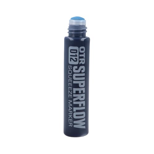 On The Run OTR 012-S - Superflow Squeeze Paint Permanent Tagger Marker - 10MM Rundspitze (OTR 012-S - FAT BLACK) von On The Run