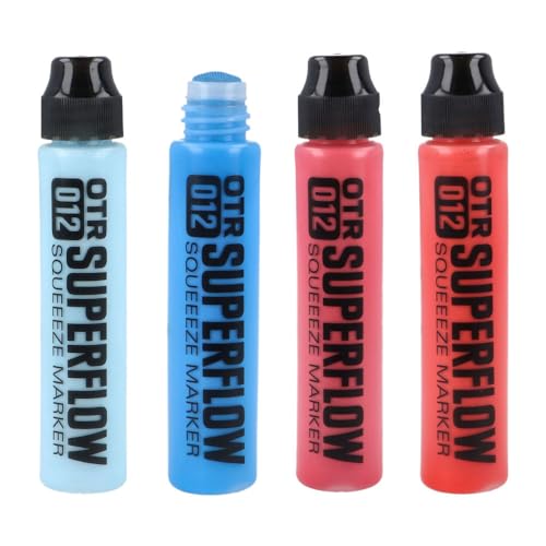 On The Run OTR 012 - Superflow Squeeze Filling OTR 902 Paint Permanent Tagging Marker - 10MM Filz Rund (OTR 012 - RASPBERRY) von On The Run