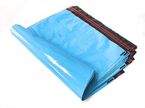 10x Folienversandtaschen Plastikversandbeutel Versandbeutel Warenbeutel Versandtasche (40 x 53cm) blau von On1shelf