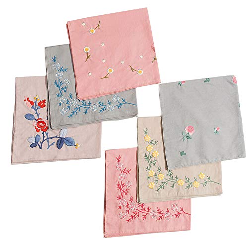 Oncpcare 2 Pack Taschentuch-Stickerei DIY mit Mustern, komplettes Set von handgefertigten gestempelten Sticksets, Kreuzstich-Sets für Anfänger Oncpcare 2 Pack Taschentuch-Stickerei DIY mit Mustern, komplettes Set von handgefertigten gestempelten Sticksets, Kreuzstich-Sets für Anfänger von Oncpcare