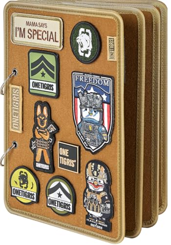 OneTigris Taktische Militär Patch Holder Platte Klett-Teller |MEHRWEG Verpackung (Lose-Blatt-Patches) (Coyote Braun) von OneTigris
