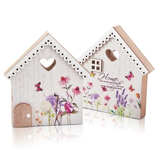 2 Stück Osterdeko Holz Deko Haus, Frühlingsdeko Tisch Ostern Deko Tisch Fensterbank Osterdeko Modern Deko Frühling Innen Easter Decoration, Ostern Tischdeko Oster Deko Innen Osterndekoration Wohndeko 2 Stück Osterdeko Holz Deko Haus, Frühlingsdeko Tisch Ostern Deko Tisch Fensterbank Osterdeko Modern Deko Frühling Innen Easter Decoration, Ostern Tischdeko Oster Deko Innen Osterndekoration Wohndeko von Oneshlee