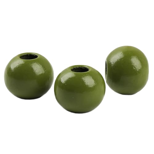Oneyijun 50 Stück bunte Holzperlen 20mm - Runde Holzkugeln mit Loch zum Auffädeln für DIY Schmuck, Armbänder Halsketten Kinderbastelset aus Naturmaterial Perlen Zubehör für Kreativprojekte Oneyijun 50 Stück bunte Holzperlen 20mm - Runde Holzkugeln mit Loch zum Auffädeln für DIY Schmuck, Armbänder Halsketten Kinderbastelset aus Naturmaterial Perlen Zubehör für Kreativprojekte von Oneyijun