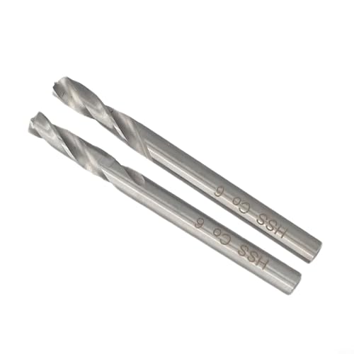 Oniissy 2 Stück 6 mm für HSS Co Kobalt-Punktschweißschneider, Bohrer für Automobil-Schweißentfernung, langlebig, hohe Härte, Metallbohrer-Set für elektrische Bohrmaschine, präzise Punkte Oniissy 2 Stück 6 mm für HSS Co Kobalt-Punktschweißschneider, Bohrer für Automobil-Schweißentfernung, langlebig, hohe Härte, Metallbohrer-Set für elektrische Bohrmaschine, präzise Punkte von Oniissy