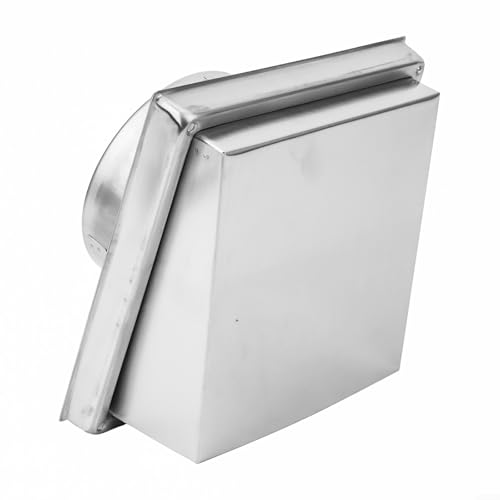 Oniissy 304 Edelstahl-Wand-Lüftungsabdeckung mit verstellbarem Abluftgitter für Badezimmer, Küche, Büro, Belüftung, Decken- oder Wandhalterung, passend für 125 mm und 150 mm K (125 mm) von Oniissy