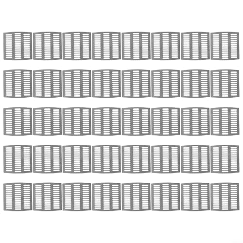 Oniissy 40 Stück Edelstahl Weep Hole Abdeckungen für Ziegelwände, 7,9 x 7,1 cm Mauerwerk Lüftungseinsätze, rostbeständiger Drainageschutz, verstopfungsfreies Design für von Oniissy