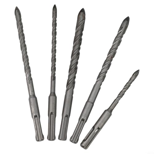 Oniissy 5-teiliges Hartmetallbohrer-Set für Fliesen und Porzellan, legierter Stahl, Mauerwerk, Bohrwerkzeuge mit 2 Schneidkanten, für Keramik, Granit, Stein, Holz, Oniissy 5-teiliges Hartmetallbohrer-Set für Fliesen und Porzellan, legierter Stahl, Mauerwerk, Bohrwerkzeuge mit 2 Schneidkanten, für Keramik, Granit, Stein, Holz, von Oniissy