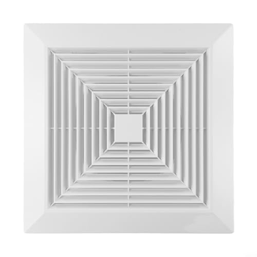 Oniissy ABS Quadratische Diffusor-Klimaanlagen-Entlüftungsabdeckung, für HVAC-Deckenauslass, Lüftungshaube mit Schnappfederplatte, Anti-weißes ABS-Material, einfach (200) von Oniissy
