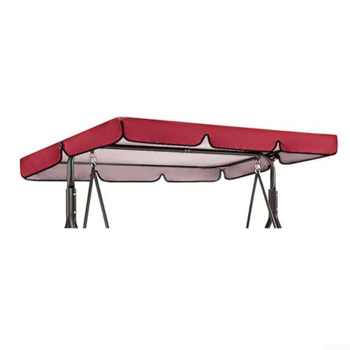 Oniissy Abdeckung für Schaukel, wasserdicht, 190T Oxford-Gewebe, staubdicht, Ersatzplatte mit UV-Sonnenschutz für Garten, Terrasse, Hofmöbel, Schwarz, Rot, 142 x 120 x 18 cm Oniissy Abdeckung für Schaukel, wasserdicht, 190T Oxford-Gewebe, staubdicht, Ersatzplatte mit UV-Sonnenschutz für Garten, Terrasse, Hofmöbel, Schwarz, Rot, 142 x 120 x 18 cm von Oniissy