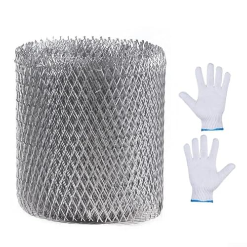 Oniissy Aluminium-Dachrinnenschutz, Rolle, 12,7 cm x 6 m oder 15 cm x 6 m, für Laubfiltersieb, Anti-For-Laubschutznetz für Dachentwässerung, rostbeständig, leicht zu schneidendes Traufgitter für (15 Oniissy Aluminium-Dachrinnenschutz, Rolle, 12,7 cm x 6 m oder 15 cm x 6 m, für Laubfiltersieb, Anti-For-Laubschutznetz für Dachentwässerung, rostbeständig, leicht zu schneidendes Traufgitter für (15 von Oniissy