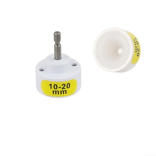 Oniissy Elektrischer Flaschenverschlussmaschinen-Bit, 1/4-Zoll-Sechskantschaft-Adapter für Bohrer, 10–50 mm Kappengröße, handlicher Kunststoff-Dichtkopf-Aufsatz, kompatibel mit elektrischen (10–20 mm) von Oniissy
