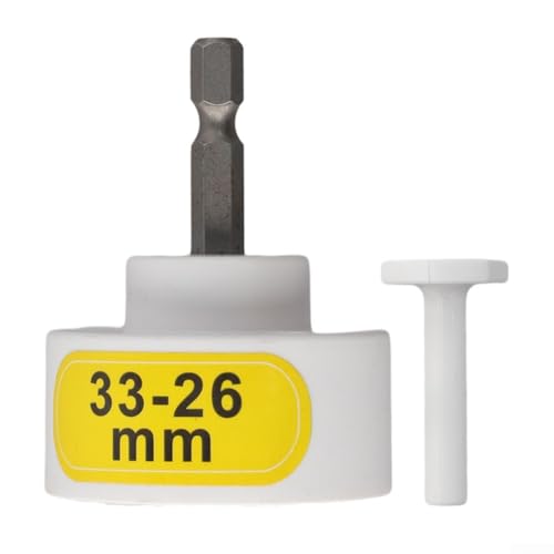 Oniissy Elektrischer Flaschenverschlussmaschinen-Bit, 1/4-Zoll-Sechskantschaft-Adapter für Bohrer, 10–50 mm Kappengröße, handlicher Kunststoff-Dichtkopf-Aufsatz, kompatibel mit elektrischen (26–33 mm) Oniissy Elektrischer Flaschenverschlussmaschinen-Bit, 1/4-Zoll-Sechskantschaft-Adapter für Bohrer, 10–50 mm Kappengröße, handlicher Kunststoff-Dichtkopf-Aufsatz, kompatibel mit elektrischen (26–33 mm) von Oniissy