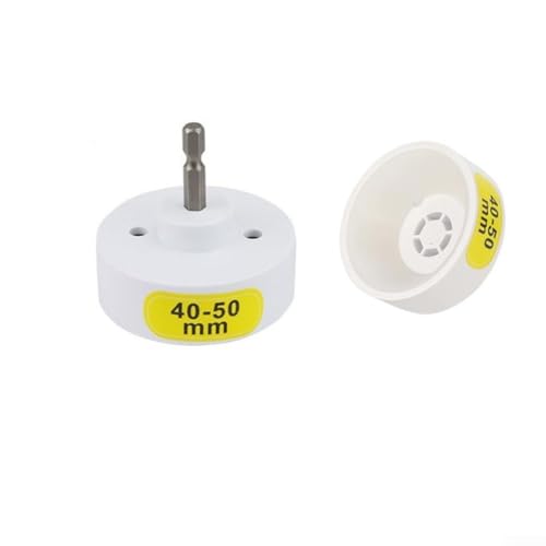Oniissy Elektrischer Flaschenverschlussmaschinen-Bit, 1/4-Zoll-Sechskantschaft-Adapter für Bohrer, 10–50 mm Kappengröße, handlicher Kunststoff-Dichtkopf-Aufsatz, kompatibel mit elektrischen (40–50 mm) von Oniissy