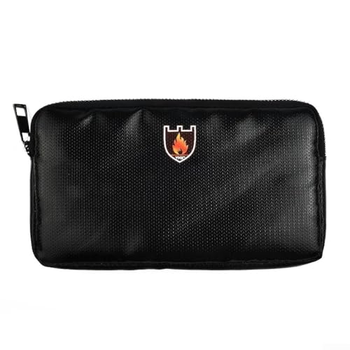 Oniissy Feuerfeste wasserdichte Dokumententasche - Silikonbeschichtete Fiberglas Safe Pouch für Geld, Akten und wichtige Dokumente, hitzebeständig bis 700°C, Faltbares Feuer Oniissy Feuerfeste wasserdichte Dokumententasche - Silikonbeschichtete Fiberglas Safe Pouch für Geld, Akten und wichtige Dokumente, hitzebeständig bis 700°C, Faltbares Feuer von Oniissy