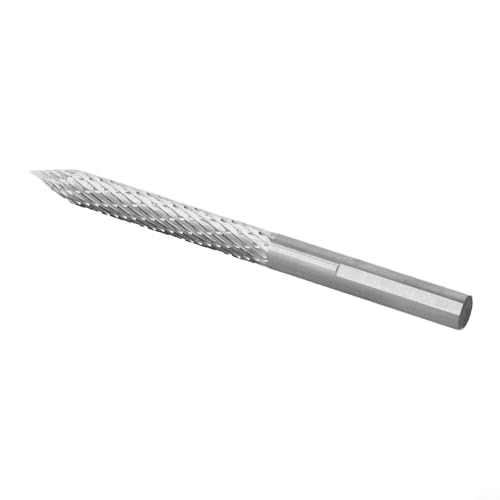 Oniissy Hartmetall-Rotationsfräser, Pilzkopfbohrer für Reifenpannen-Reparatur, pneumatisches Drehwerkzeug-Zubehör mit Fischschuppen-Schneide, rutschfest (8 mm) von Oniissy
