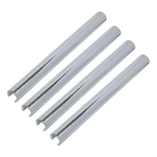 Oniissy Heizkörperrohrabdeckungen, 15 mm Durchmesser, für Heizkörperrohre, verstellbare Länge 200 mm, 300 mm, 500 mm, einfache Installation ohne Rohrentfernung, Kunststoffhülsen in Chrom (200 mm), 4 Oniissy Heizkörperrohrabdeckungen, 15 mm Durchmesser, für Heizkörperrohre, verstellbare Länge 200 mm, 300 mm, 500 mm, einfache Installation ohne Rohrentfernung, Kunststoffhülsen in Chrom (200 mm), 4 von Oniissy