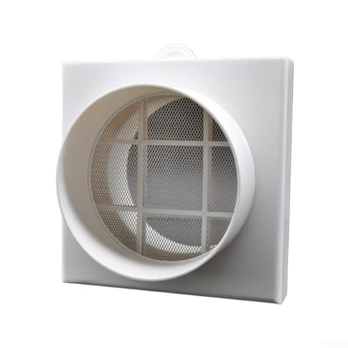 Oniissy Inline-Luftfilter für Belüftungssysteme, abnehmbares, waschbares Netzgewebe aus Aluminiumlegierung, kompatibel mit PVC-Rohren, PE-Rohren und Aluminiumfolienschlauch, effektiv (160 mm) von Oniissy