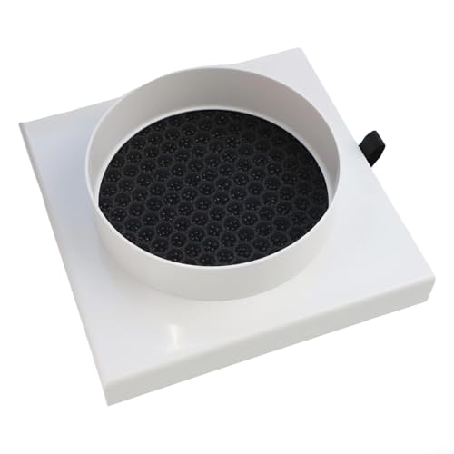 Oniissy Inline-Luftfilter mit hoher Effizienz für HEPA und Aktivkohle für verbesserte Raumluftqualität, kompatibel mit PVC-, PE- und Aluminiumfolienrohren, ABS (160 mm) von Oniissy