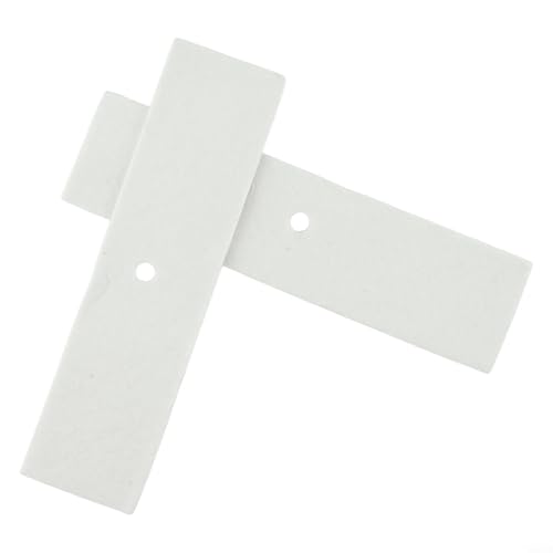 Oniissy Keramikfaser-Reinigungsdeckeldichtungen 2er Pack für Rika Premio/Rio/Visio/Leda/Umbra Öfen, 185 x 48 x 5 mm, weiß, Ersatzteile für obere Rauchabgase Oniissy Keramikfaser-Reinigungsdeckeldichtungen 2er Pack für Rika Premio/Rio/Visio/Leda/Umbra Öfen, 185 x 48 x 5 mm, weiß, Ersatzteile für obere Rauchabgase von Oniissy