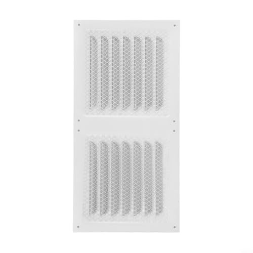 Oniissy Lüftungsgitter aus Edelstahl mit Bildschirm, 300 x 150 mm Lüftungsgitter für HVAC Heizung Kühlung Luftstromregelung, Innen- und Außendecke oder Seitenwand (schwarz) von Oniissy