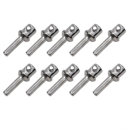 Oniissy Metall-Bohrer-Adapter für Schornstein-Reinigungsbürste, verzinkte Oberfläche, langlebiger Anschluss für elektrische Bohrmaschine und Schornsteinfegerstange, widerstandsfähig, einfach zu (10 Oniissy Metall-Bohrer-Adapter für Schornstein-Reinigungsbürste, verzinkte Oberfläche, langlebiger Anschluss für elektrische Bohrmaschine und Schornsteinfegerstange, widerstandsfähig, einfach zu (10 von Oniissy