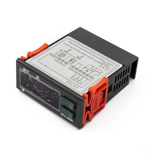 Oniissy Programmierbarer digitaler Thermostatregler für Raumtemperaturregelung mit LCD-Display, batteriebetriebene Wand- oder Standmontage, 5+2-Tage-Zeitplan, Kind Oniissy Programmierbarer digitaler Thermostatregler für Raumtemperaturregelung mit LCD-Display, batteriebetriebene Wand- oder Standmontage, 5+2-Tage-Zeitplan, Kind von Oniissy