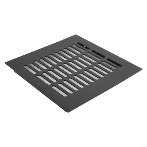 Oniissy Rechteckige Lüftungsgitterabdeckung aus Aluminiumlegierung mit Lüftungsgitter für Kleiderschrank, Schuhschrank und Schrank, 200 mm Breite, einfache Installation, Weiß oder Schwarz, 200 x 200 Oniissy Rechteckige Lüftungsgitterabdeckung aus Aluminiumlegierung mit Lüftungsgitter für Kleiderschrank, Schuhschrank und Schrank, 200 mm Breite, einfache Installation, Weiß oder Schwarz, 200 x 200 von Oniissy