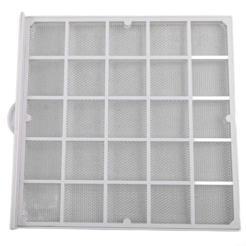 Oniissy Wiederverwendbarer Luftfilter aus Aluminiumlegierung, waschbarer Belüftungsvorfilter für PVC-, PE- und Aluminiumfolienrohre, verbessert die Luftqualität in Innenräumen, fängt Staub auf (für von Oniissy