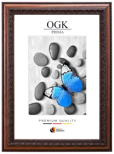 Online-GalleryKing Barock Holz Bilderrahmen 43 x 61 cm in Braun | Größe wählbar | Edler Holzrahmen | mit entspiegeltem Acrylglas | Maßanfertigung | für Fotos, Poster & Puzzle | OGK_06 Online-GalleryKing Barock Holz Bilderrahmen 43 x 61 cm in Braun | Größe wählbar | Edler Holzrahmen | mit entspiegeltem Acrylglas | Maßanfertigung | für Fotos, Poster & Puzzle | OGK_06 von Online-GalleryKing