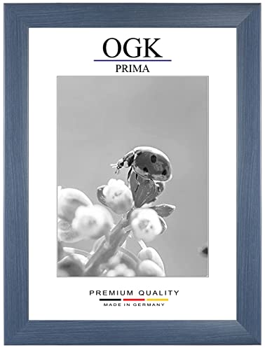 Online-GalleryKing Holz Bilderrahmen 25 x 28 cm in Schiefer-Blau | Foto | Poster | Puzzle | Galerie | Rahmen von Online-GalleryKing