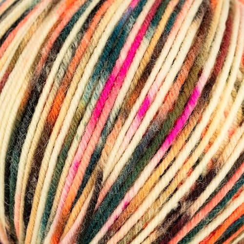 Online Garne Linie 537 Lumos Handgefärbtes Merinowolle-Garn, 100 g = 200 m, Nadelstärke 5-6 mm (04) von ONline Garne