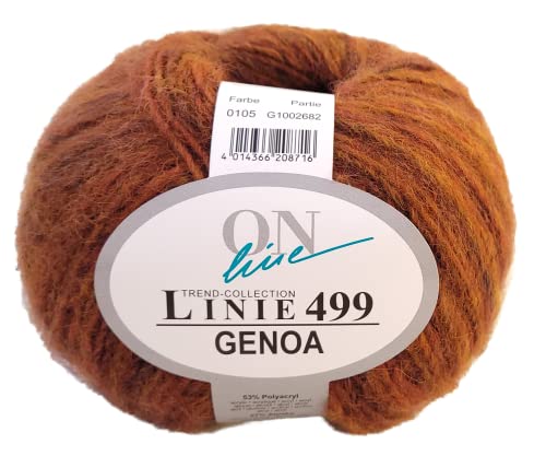 Online Garne Wolle-Garn 105m/50g 53% Polyacryl, 27% Alpaka, 20% Wolle von ONline Garne