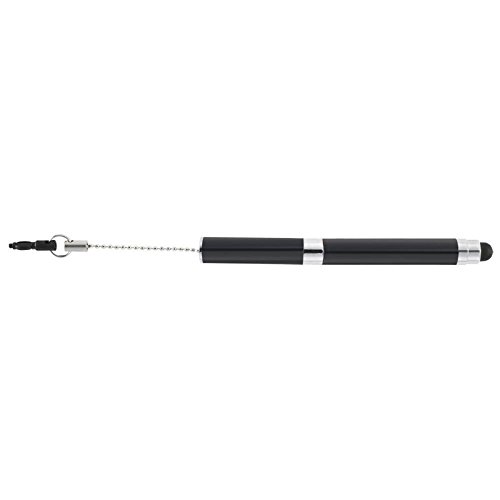 ONLINE 30036/3D Mini-Kugelschreiber i-Charm Black, D1-Standardmine, blauschreibend, Stylus Tip, ansteckbar an Kopfhörer-Buchse ONLINE 30036/3D Mini-Kugelschreiber i-Charm Black, D1-Standardmine, blauschreibend, Stylus Tip, ansteckbar an Kopfhörer-Buchse von Online