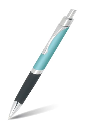 ONLINE Druck-Kugelschreiber Sporty Hellblau, Aluminium-Kulli, auswechselbarer Mine, dokumentenecht, blau schreibend, Metallclip ONLINE Druck-Kugelschreiber Sporty Hellblau, Aluminium-Kulli, auswechselbarer Mine, dokumentenecht, blau schreibend, Metallclip von Online